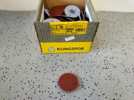 100x Klingspor QMC 412 schuurschijf K120 (1)